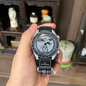 Omega Speedmaster MoonSwatch - Black and Gray